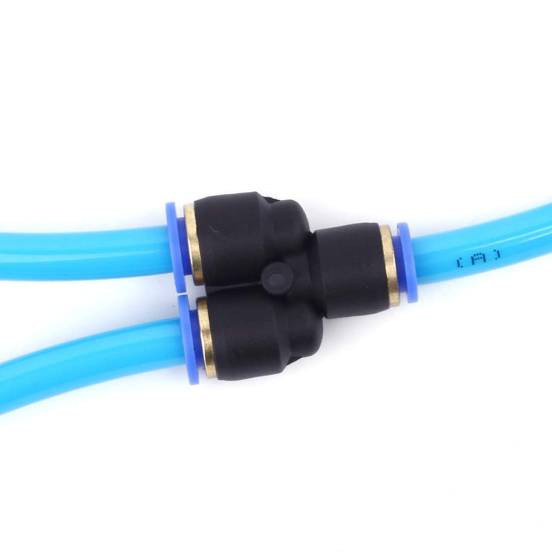[Australia - AusPower] - SNS SPY-3/8 3/8" Tube OD Union Y Type Plastic Push to Quick Connect Tube Fitting(10 PCS) 