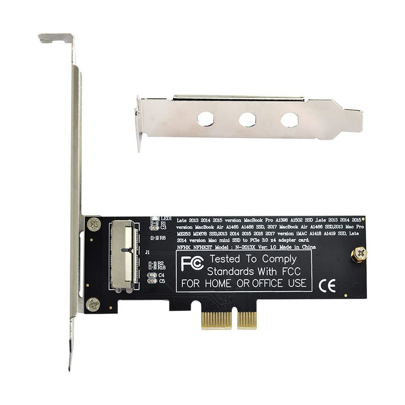 [Australia - AusPower] - Xiwai PCI Express PCI-E 1X to 12+16Pin 2013-2017 Mac Pro Air SSD Convert Card for A1493 A1502 A1465 A1466 