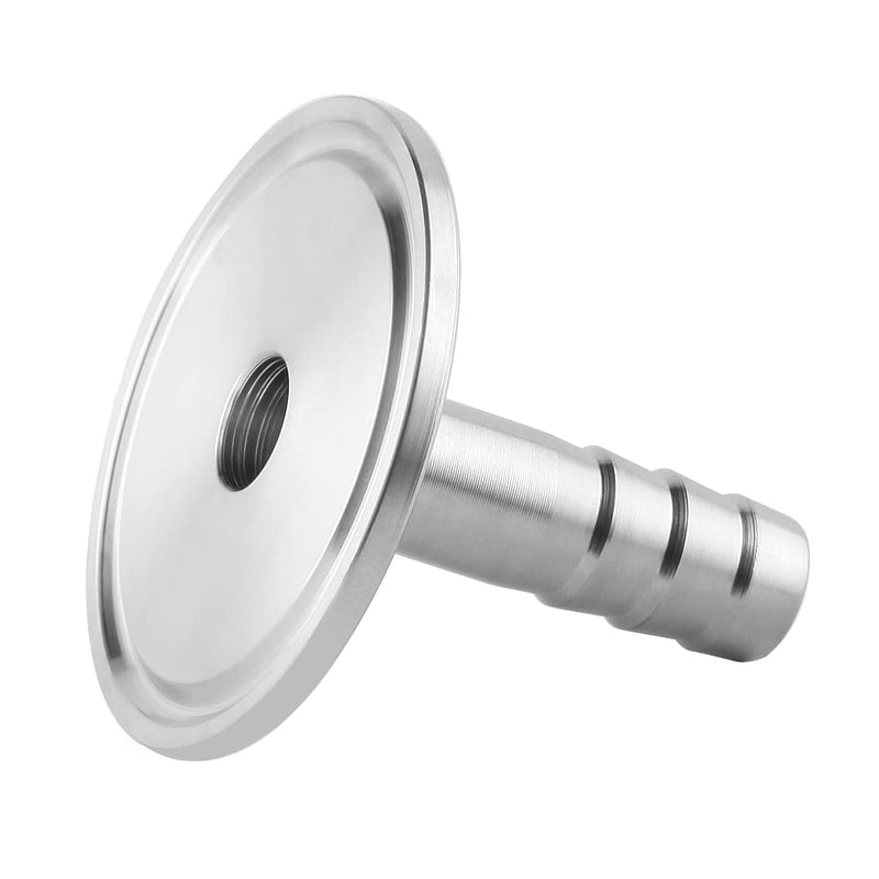 [Australia - AusPower] - Metaland 1.5" Tri Clamp to 1" Barb Fitting Stainless Sanitary Home Brew Adapter (Ferrule OD 50.5mm) 1 Inch Hose Barb 