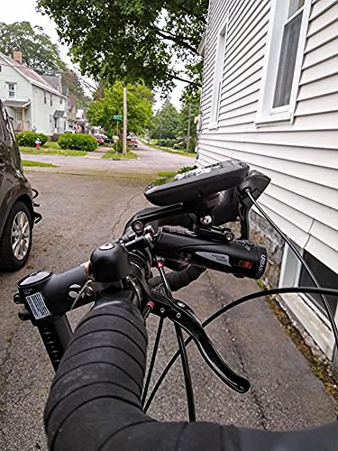 [Australia - AusPower] - Dymoece Adjustable Out Front Bike Computer Combo Extended Mount for Garmin Edge 25 130 200 500 510 520 800 810 820 1000 1030 Adjustable-Black-42mm 42 mm 