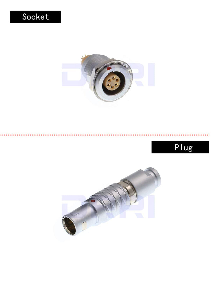 [Australia - AusPower] - DRRI Egg.0B.306.CLL 6Pin Push Pull Circular Connector (6Pin, Socket) 
