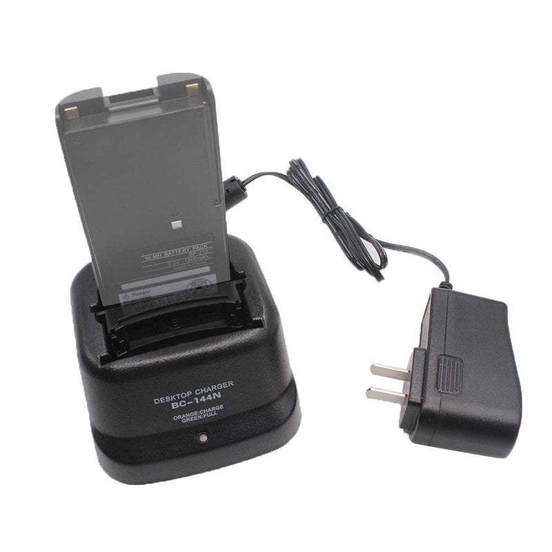 [Australia - AusPower] - BC-144N Rapid Charger for BP-209N BP-210N IC-A6 IC-A24 IC-F4GT IC-F30GT IC-F11 