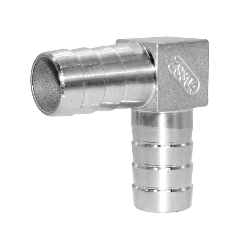 [Australia - AusPower] - Beduan 3/4" Hose Barb Elbow Stainless Steel 90 Degree L Right Angle Barbed Fitting 