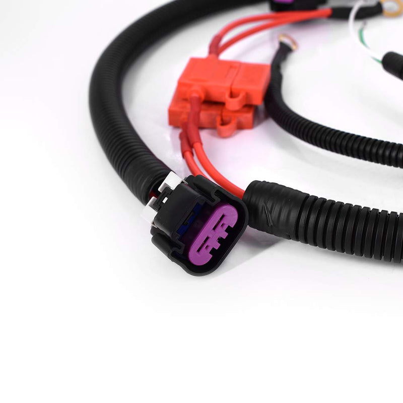 [Australia - AusPower] - Dual Electric Fan Upgrade Wiring Harness Fits for GM 1999–2006 ECU Control Electric Cooling Fan Wire Harness Kit, Wiring Harness Tool 7L5533A226T 