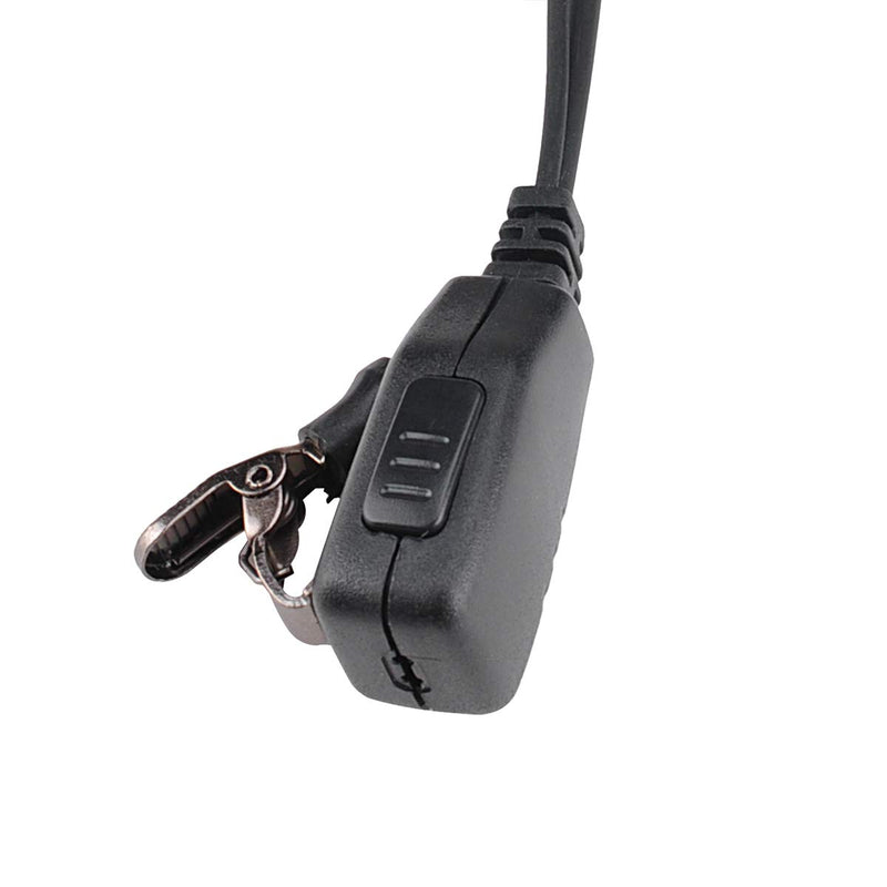 [Australia - AusPower] - Tk-3400u16p G Shape 2 Wire Earpiece Headset with Mic Compatible with 2 Pin Baofeng Walkie Talkie UV-82 UV5R - JEUYOEDE 