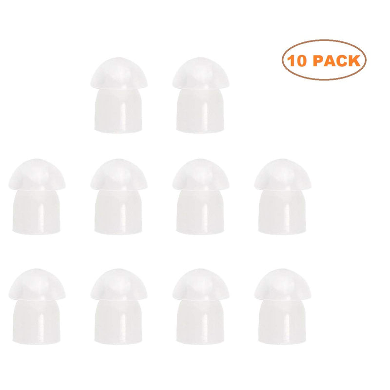 [Australia - AusPower] - JEUYOEDE Replacement Mushroom Earbud Ear Tips Compatible with Motorola Kenwood Baofeng Surveillance Kits Acoustic Tubs Earpiece-10 Pack 