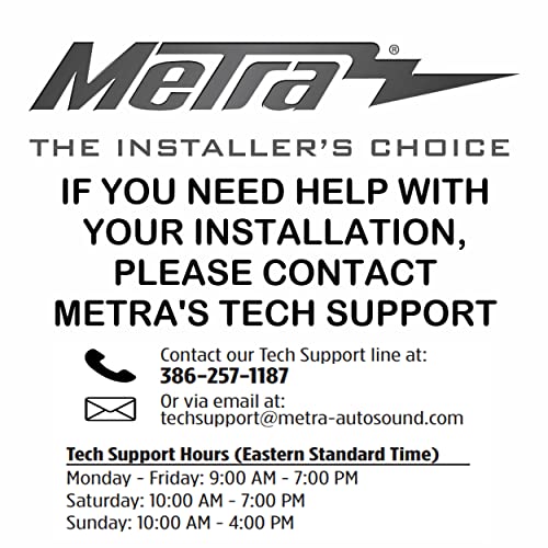 [Australia - AusPower] - Metra 99-6518b 2013 - Up Ram(r) 1500/2500/3500 Single-din Mount Kit Standard Packaging 