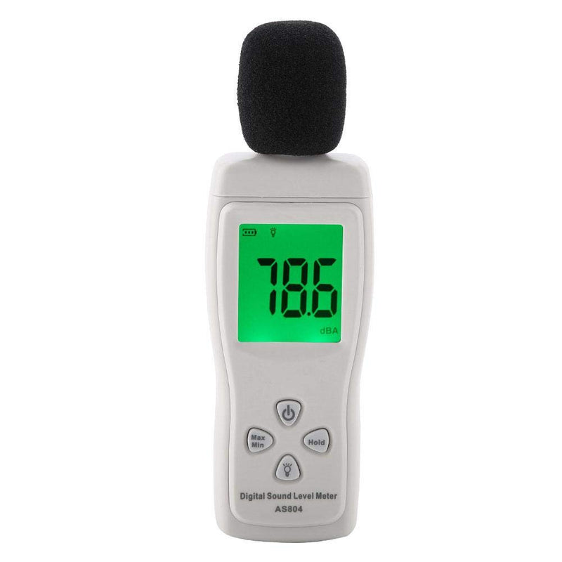 [Australia - AusPower] - Sound Level Meter Digital Sound Level Decibel Meter Noise Measure Device Testing Monitor with Large LCD Display High Accuracy Range 30-130dBA (Battery Not Included) 