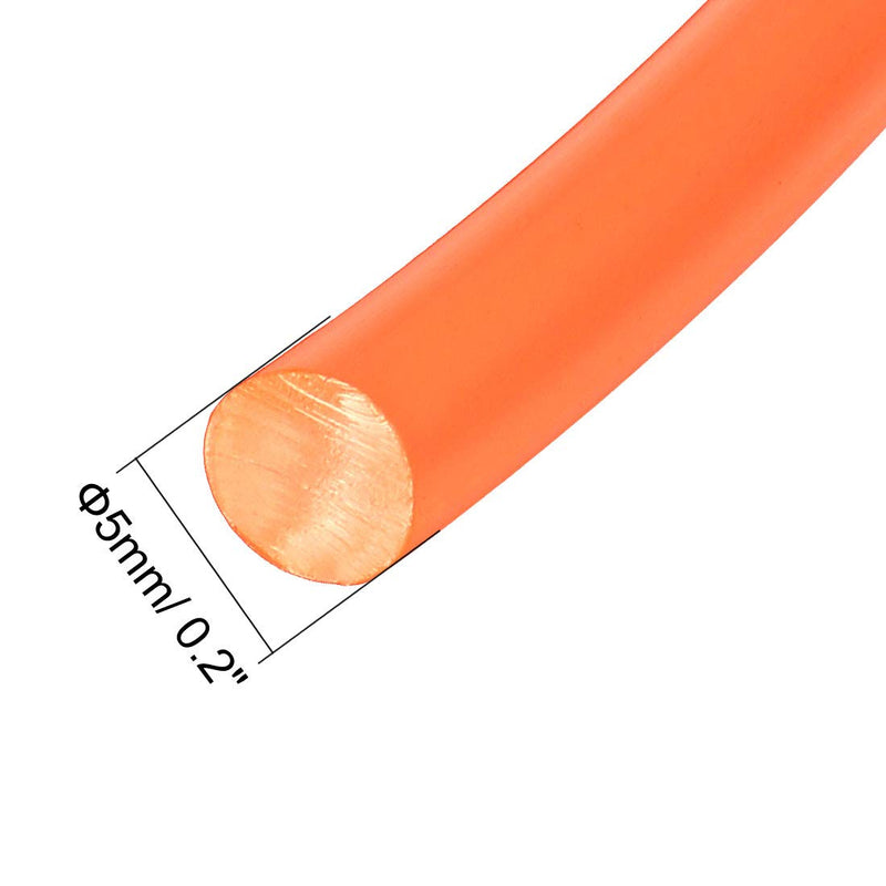 [Australia - AusPower] - uxcell 50ft 5mm PU Transmission Round Belt High-Performance Urethane Belting for Conveyor Bonding Machine Dryer 