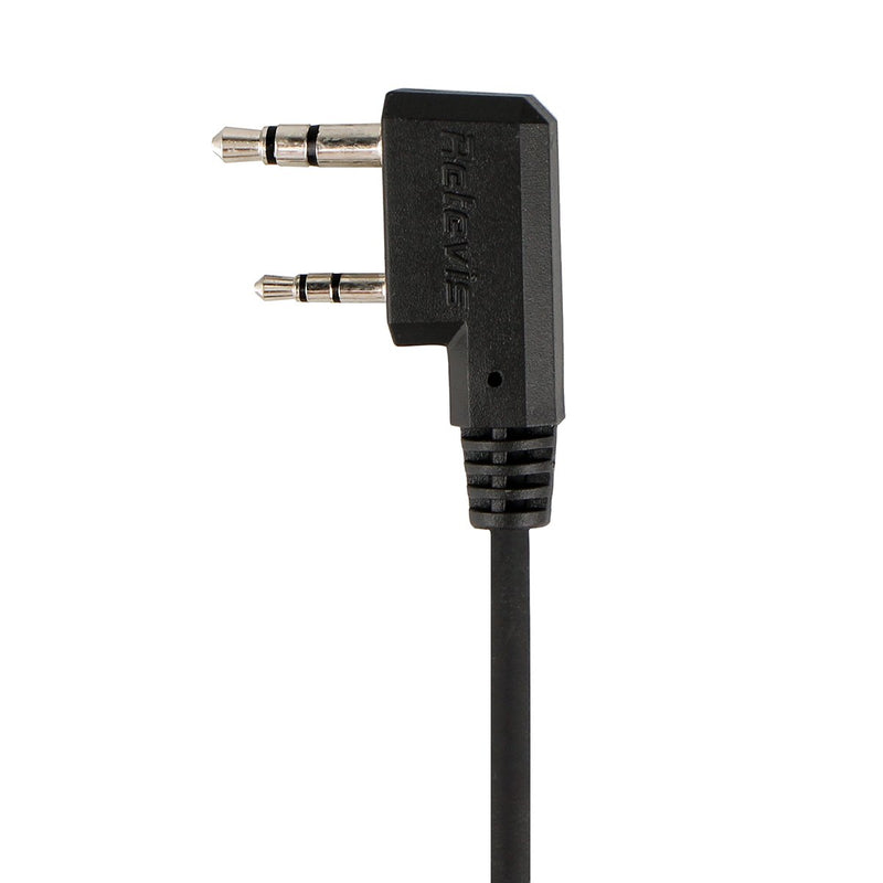 [Australia - AusPower] - Retevis 2 Way Radio Earpiece 2 Pin C-Type Earhook Headset with Mic for Baofeng UV-5R BF-888S Retevis H-777 RT22 Arcshell AR-5 Walkie Talkies (2 Pack) 