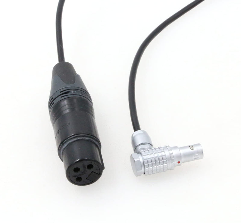 [Australia - AusPower] - ZBLZGP 3 Pin XLR Female to Right Angle 0B 6 Pin Male Audio Cable for ARRI Alexa Mini LF Camera 