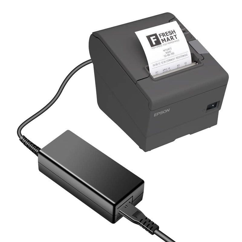 [Australia - AusPower] - HKY 24V 3-Pin AC Adapter Replacement for EPSON M235A TM-T88II TM-88III POS Printer Power Supply Cord 