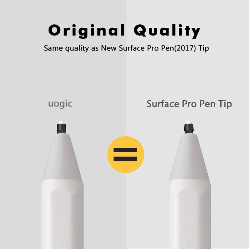 [Australia - AusPower] - Uogic Pen Tips Replacement Kit (3 Packs, Original HB Type) for Microsoft Surface Pro 2017 Pen(Surface Pro 5), Surface Pro 4 Pen (Tips) 
