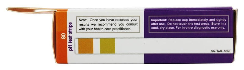 [Australia - AusPower] - pHresh Strips pH Test Strips with Free Alkaline/Acidic Food Guide and pH Tracking Log - 80ct 