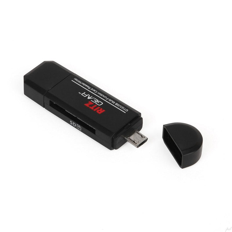 [Australia - AusPower] - Ritz Gear OTG USB/Micro USB Multi-Function SD/Micro SD Card Reader/Writer for PC, Tablet and Smartphones (3-Pack) 
