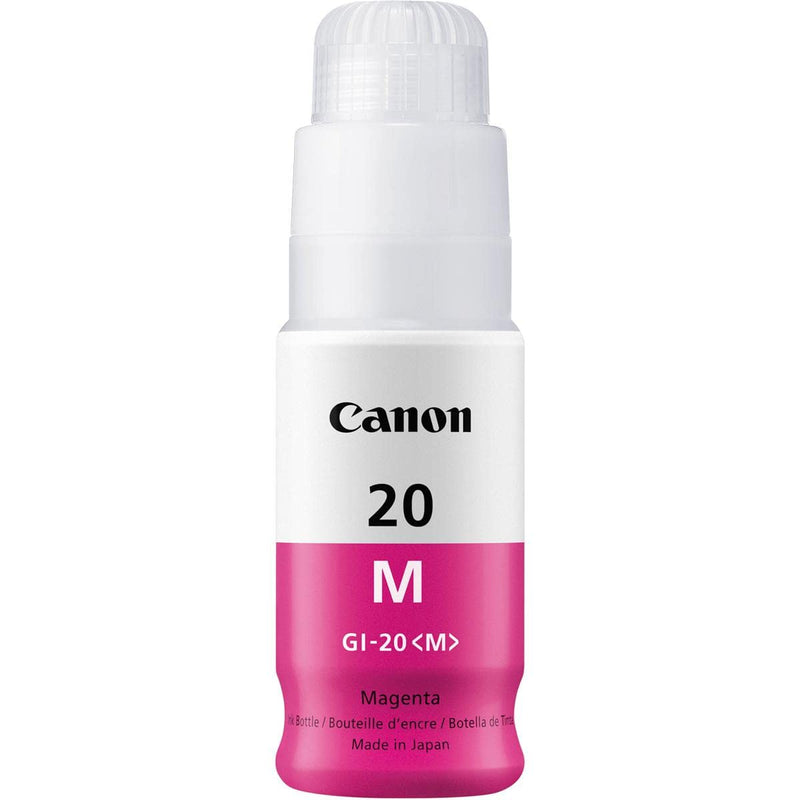 [Australia - AusPower] - Canon GI-20 Magenta Ink Bottle, Compatible to PIXMA G6020 and G5020 MegaTank Printers, Mega Ink Bottle 
