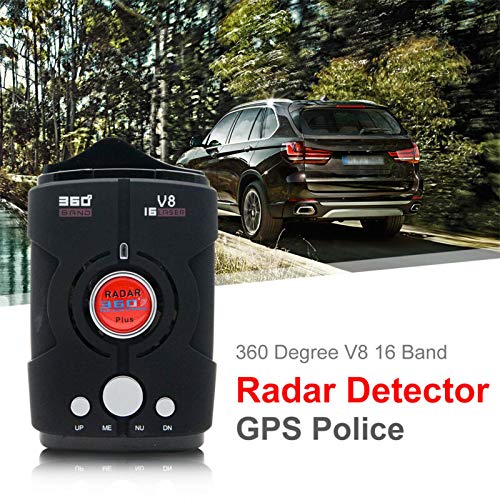 [Australia - AusPower] - MACHSWON Car Radar Detector English Russian Auto 360 Degree Vehicle V8 Speed Voice Alert 