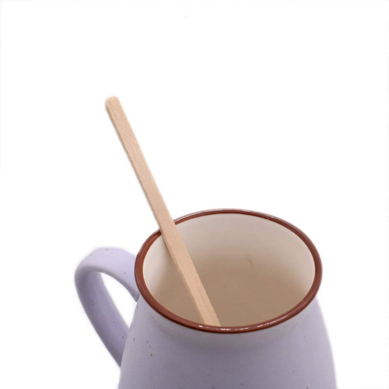 [Australia - AusPower] - Buorsa 7'' Wood Disposable Coffee Stir Sticks Stirrers Tea Beverage Stir Stick Stirrer-- individually wrapped , 100 Pcs 
