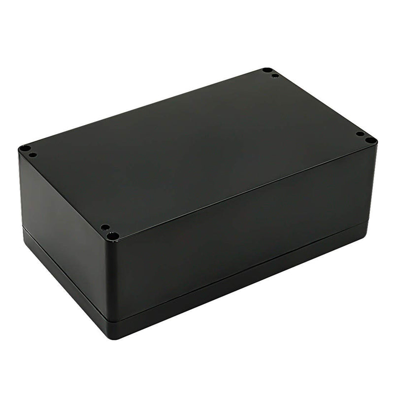 [Australia - AusPower] - LeMotech Project Box ABS Plastic IP65 Waterproof Dustproof Electrical Junction Box Outdoor Enclosure for Electronics Black 7.87 x 4.72 x 2.95 inch (200 x 120 x 75 mm) 7.87"x 4.72"x 2.95" 1 pack 