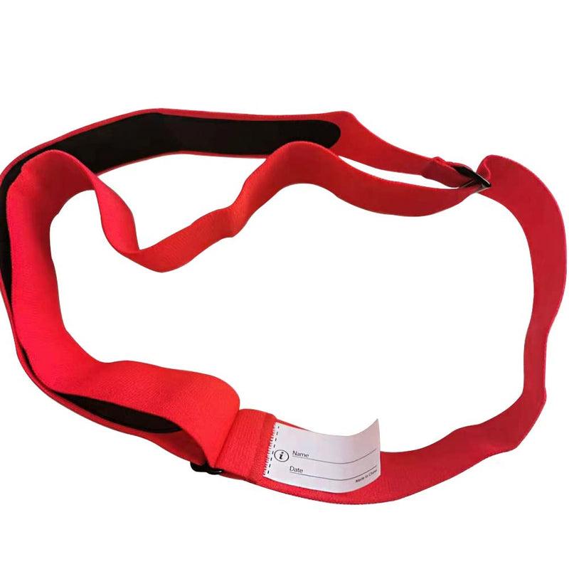 [Australia - AusPower] - Heart Rate Monitor Chest Strap Replacement Band for Myzone Red Small 