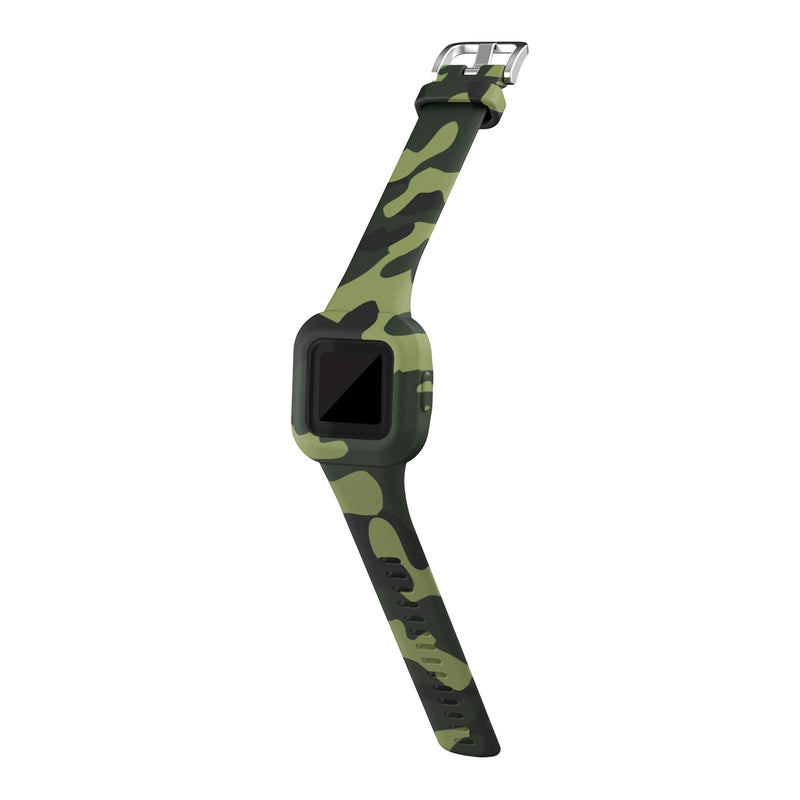 [Australia - AusPower] - RuenTech Compatible with Garmin Vivofit jr 3 Bands, Replacement Silicone Wristband Camouflage Watch Straps for Kid's Vivofit jr. 3 Fitness Tracker (Camo-3pcs) Camo-3Pack 