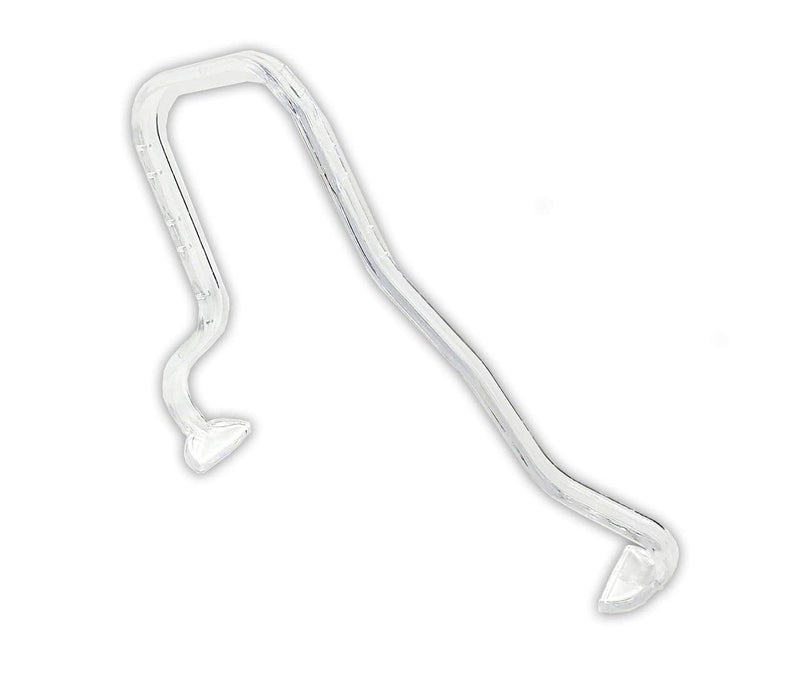 [Australia - AusPower] - High Rise Acrylic Shoe Support Form, Clear Plastic Footwear Shaping Display Insert, [2 Pairs], 4 Pack 