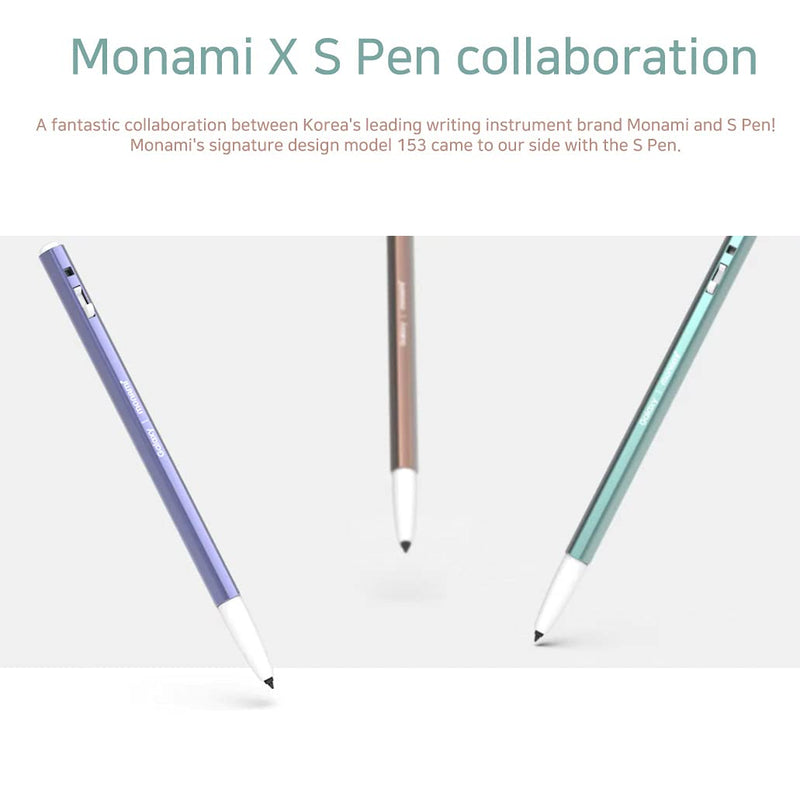 [Australia - AusPower] - MONAMI Galaxy x Monami 153 S Pen for Galaxy S21 Ultra, Note Series Tab with S Pen (Brown) 