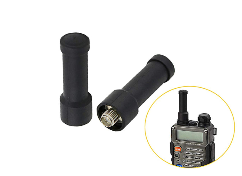 [Australia - AusPower] - Mini Handheld walkie-Talkie Dual-Band VHF136-174MHz 400-470MHz Handheld Dual-use walkie-Talkie Antenna SMA Female Suitable for (Kenwood, Wu Xun, Baofeng) BF-F8HP UV-5R UV-82 UV-82 BF-888S(2-Pack) 