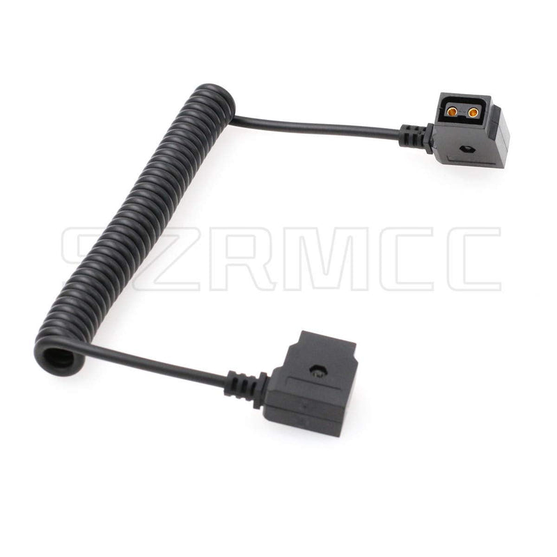 [Australia - AusPower] - SZRMCC D Tap Female to Female Extension Adapter Coiled Cable for Anton-Bauer IDX Battery to ARRI Red Camera Photography Devices 