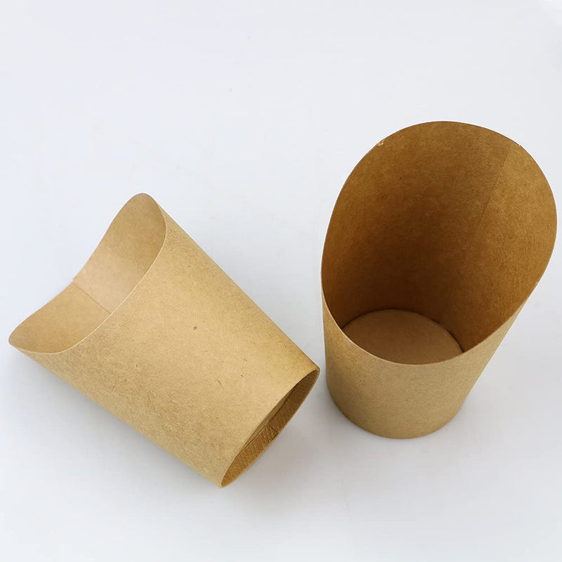[Australia - AusPower] - Fyess 36 Pack 14oz French Fries Cup Disposable Take-out Party Baking Supplies Waffle Paper Popcorn Boxes Sandwich Kraft Paper Cups Holder French Fry Paper Holder Wedding Food Trays Paper Cones 