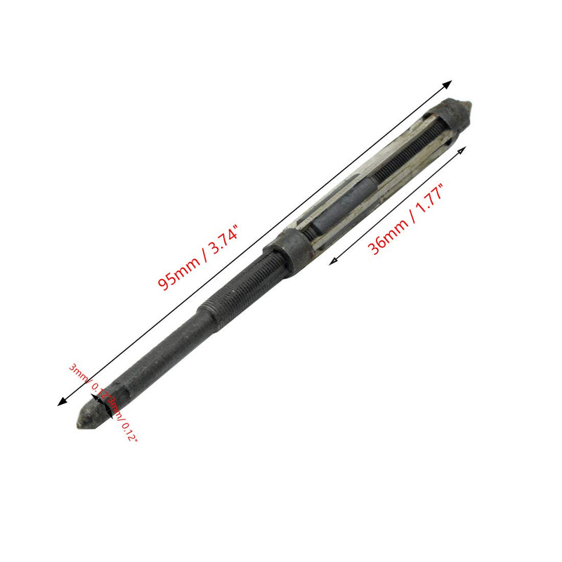 [Australia - AusPower] - Rannb Adjustable Hand Reamer Square End Blade Reamer Adjustment Range 7-7.75mm 