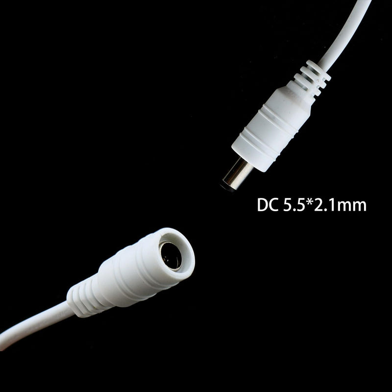 [Australia - AusPower] - MEETOOT 4PCS DC 12V LED Dimmer Switch Dimmer Controller Adapter Cable Connector Cable LED Strip Light Mini Strip Dimmer for Home Lighting and Commercial Display and Landscape Decorations 
