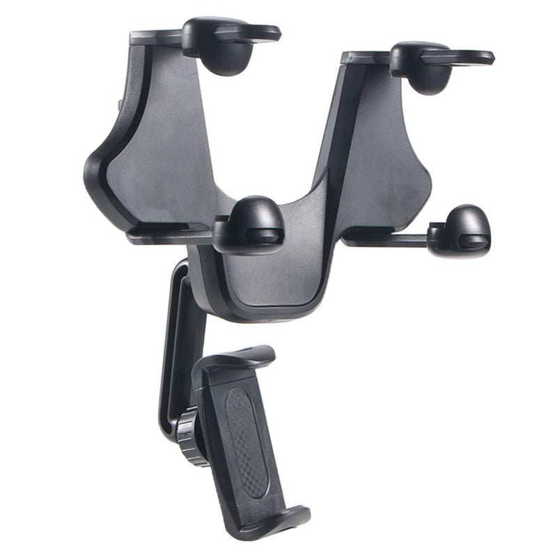 [Australia - AusPower] - Phone Car Holder Rear View Mirror Phone Mount Car Phone Holder Mount Eye Level Safe Viewing Universal Cell Phone Automobile Cradles Fit with All Cell Phones 