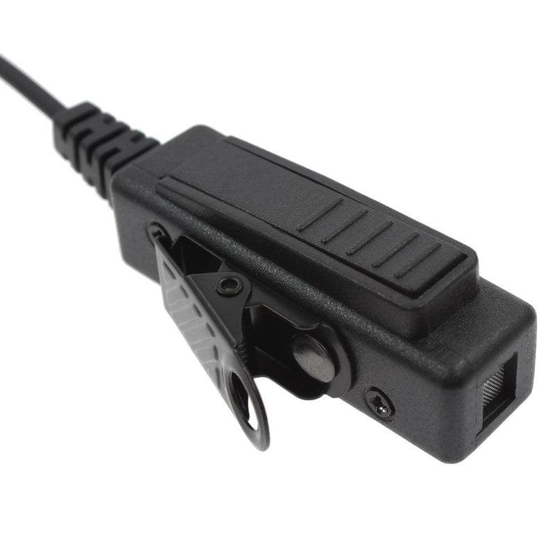 [Australia - AusPower] - AOER 3' 2-Wire Coil Earbud Audio Mic Surveillance Kit for Motorola Two-Way Radio Single Pin Talkabout 