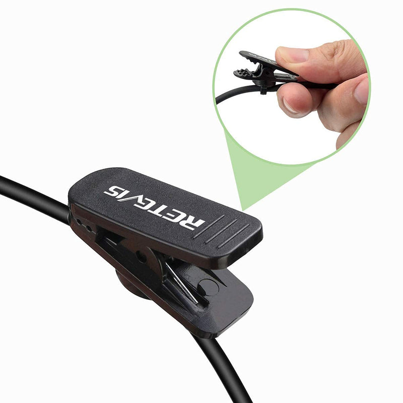 [Australia - AusPower] - Retevis EEK009 Walkie Talkie Earpiece with Mic 2 Pin, Compatible with Retevis RT22 RT21 H-777 RT68 RT19 Baofeng UV-5R pxton Walkie Talkies, Adjustable Length Acoustic Tube 2 Way Radio Headset(1 Pack) 