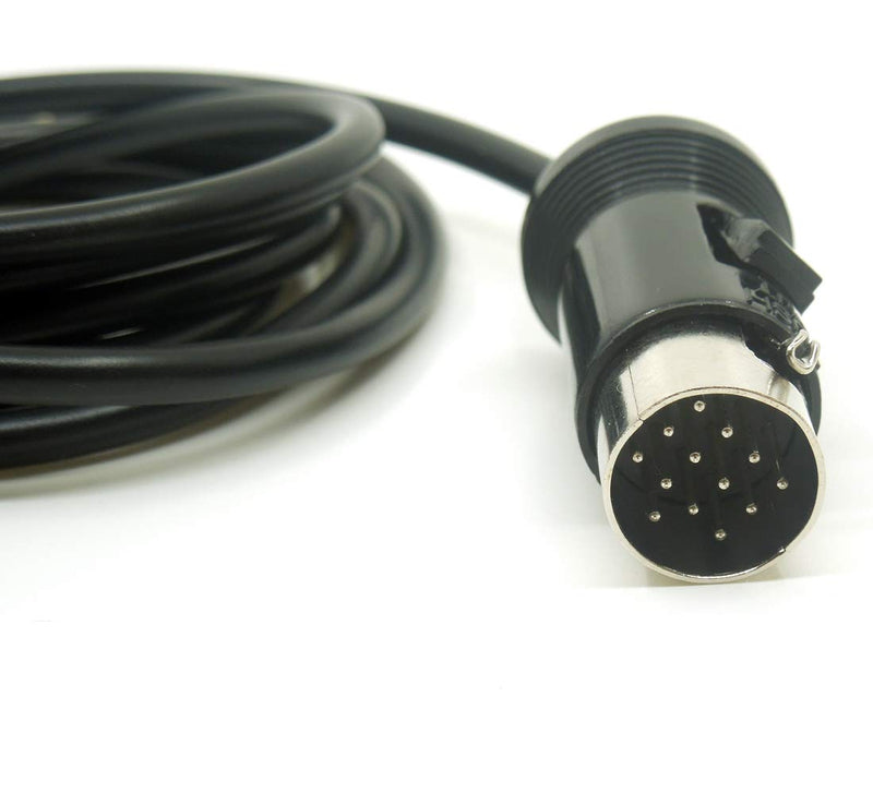[Australia - AusPower] - Car Stereo Connector Radio CD Changer Port to 3.5mm Male Aux Cable Compatible with Kenwood Head Unit 13 Pin Interface 