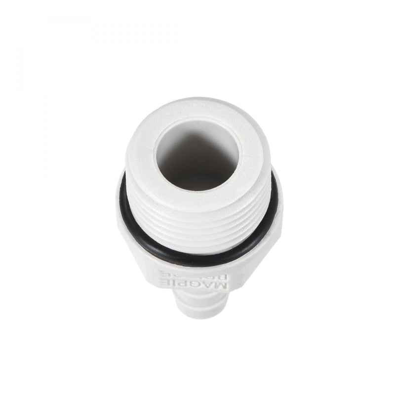 [Australia - AusPower] - uxcell PVC Barb Hose Fitting Connector Adapter 8mm or 5/16" Barbed x G1/2 Male Pipe 6pcs 