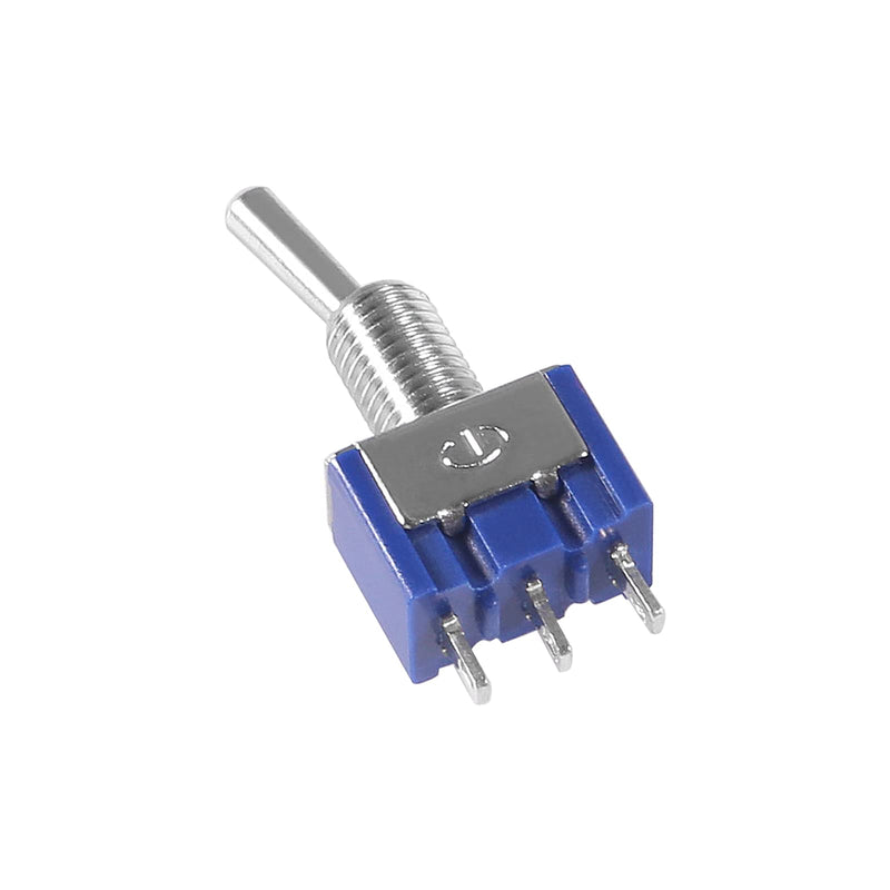 [Australia - AusPower] - AEDIKO 20pcs Micro Toggle Switch 3 Pin SPST Touch ON/ON 6A 125V 2 Position Mini Miniature Toggle Switch 