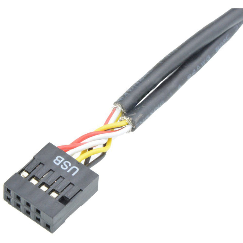 [Australia - AusPower] - 9pin USB Header Male 1 to 4 Female Extension Splitter Cable Connector Adapter 