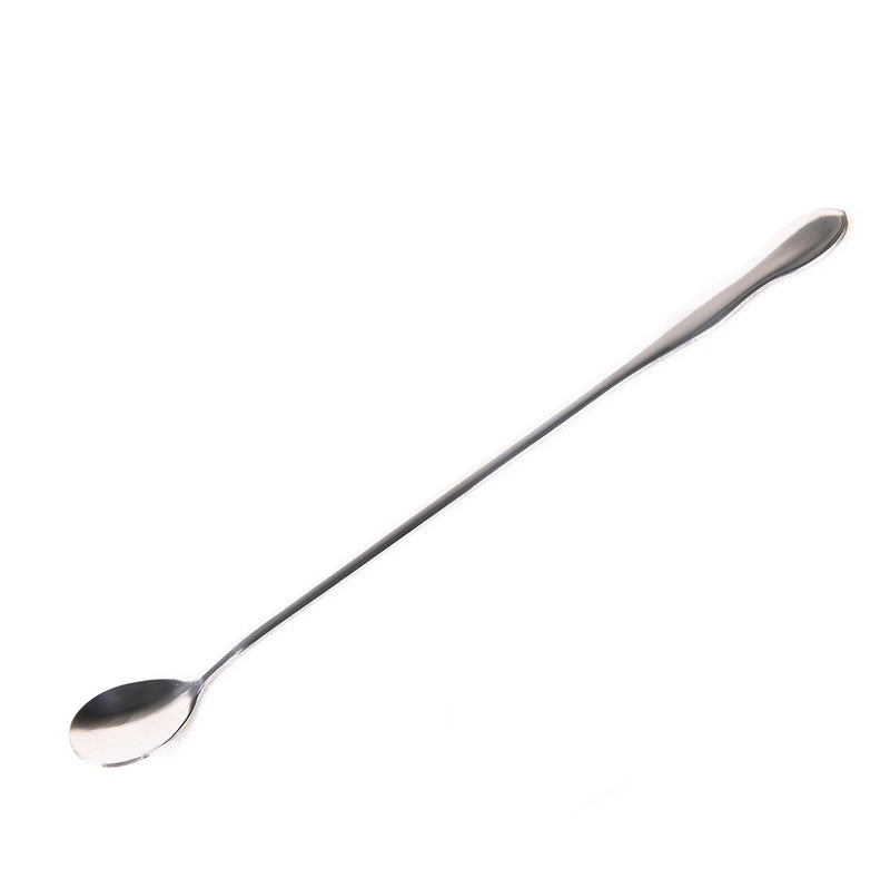 [Australia - AusPower] - SellerWay Long Handle Spoon, 12-inch Stainless Steel Iced Teaspoon for Mixing, Cocktail Stirring, Coffee, Set of 6 Round head 12.6" set of 6 