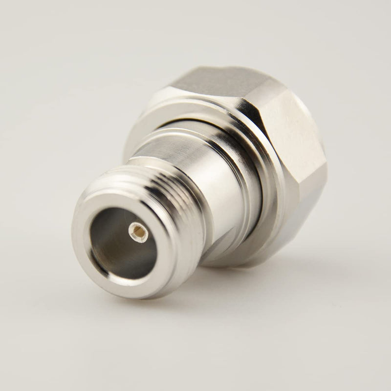 [Australia - AusPower] - RFIOTASY 4.3-10 Mini DIN Male to N Female Adaptor 4.3/10 Mini DIN Male to N Female Adapter with Low PIM 160dBc (4.3-10 Male to N Female) 4.3-10 Male to N Female 