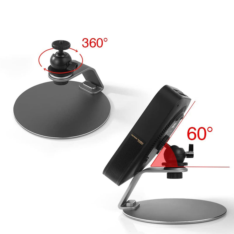 [Australia - AusPower] - Projector Stand with Universal Swivel Ball Head Screw Table Mobile Projector Mount Aluminum Alloy Removable Adjustable Projectors Bracket Liboer … With Swivel Ball Head 