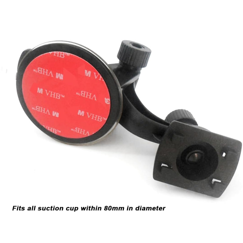 [Australia - AusPower] - 2 Pack 80mm Adhesive Dashboard Pad Mounting Disk, 3.15" Universal Suction Cup Mounting Disc for Suction Cup Phone Holder Mount Garmin GPS Magellan Sat Nav Dash Cam Bracket Stand Stick, Black 