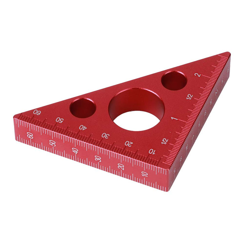 [Australia - AusPower] - Carpenter Ruler, Woodworking Tools Right Angle Ruler, Aluminum Alloy Woodworking Measuring Tool for Roofers Builders 