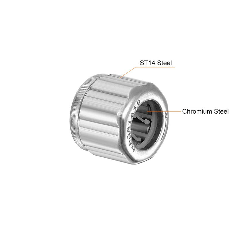 [Australia - AusPower] - uxcell Needle Roller Bearings, One Way Bearing, 8mm Bore 14mm OD 12mm Width 3pcs 