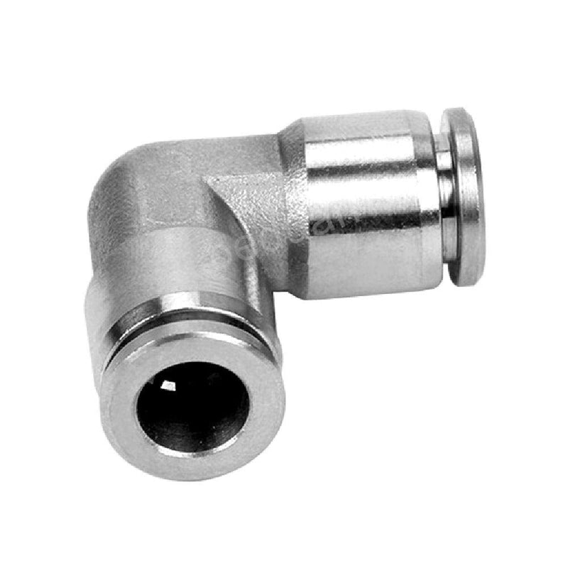 [Australia - AusPower] - Beduan Push to Connect Fitting Elbow, 1/4" Tube OD 304 Stainless Steel 90 Degree Quick Connect Adapter Union Splicer Joiner Mender 1/4 " 