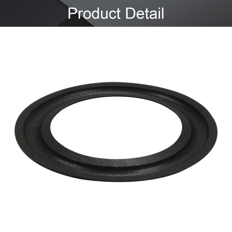 [Australia - AusPower] - Fielect 3.5inch/90mm Foam Speaker Edge Surround Rings Replacement Kit for Speaker Repair or DIY Black 1Pcs 3.5inch /90mm 