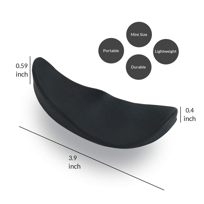 [Australia - AusPower] - Palm Rest Support Pad Mouse Wrist Rest Support for Office Computer Laptop Typing Pain Relief Black 