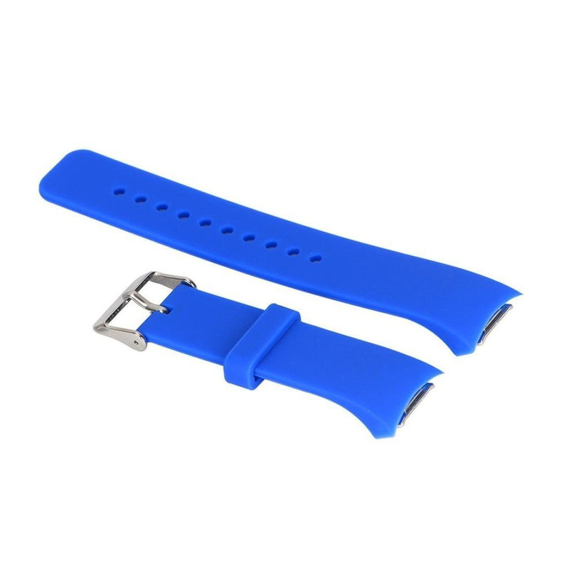 [Australia - AusPower] - Replacement for Samsung Gear S2 Watch Band - Soft Silicone Sport Replacement Band for Samsung Gear S2 Smart Watch SM-R720 SM-R730 Version Only Royal Blue 
