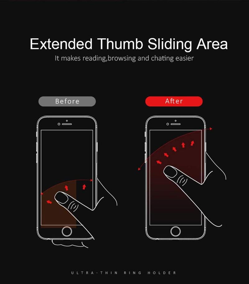 [Australia - AusPower] - World's Slimmest Phone Ring Holder,Attom Tech Ultra Thin Cell Phone Ring Stand for Magnetic Car Mount Hook - Compatible for iPhone X 8 7 Plus 6S 6 5s 5 SE,Galaxy S8 S7 S6 Edge,Note 8 5 (Rose Gold) Rose Gold 